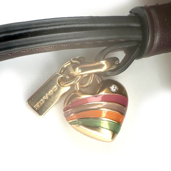 Coach Boxed Long Zip Around Wallet In Signature Leather in Black CF464 - Picture 4 of 8